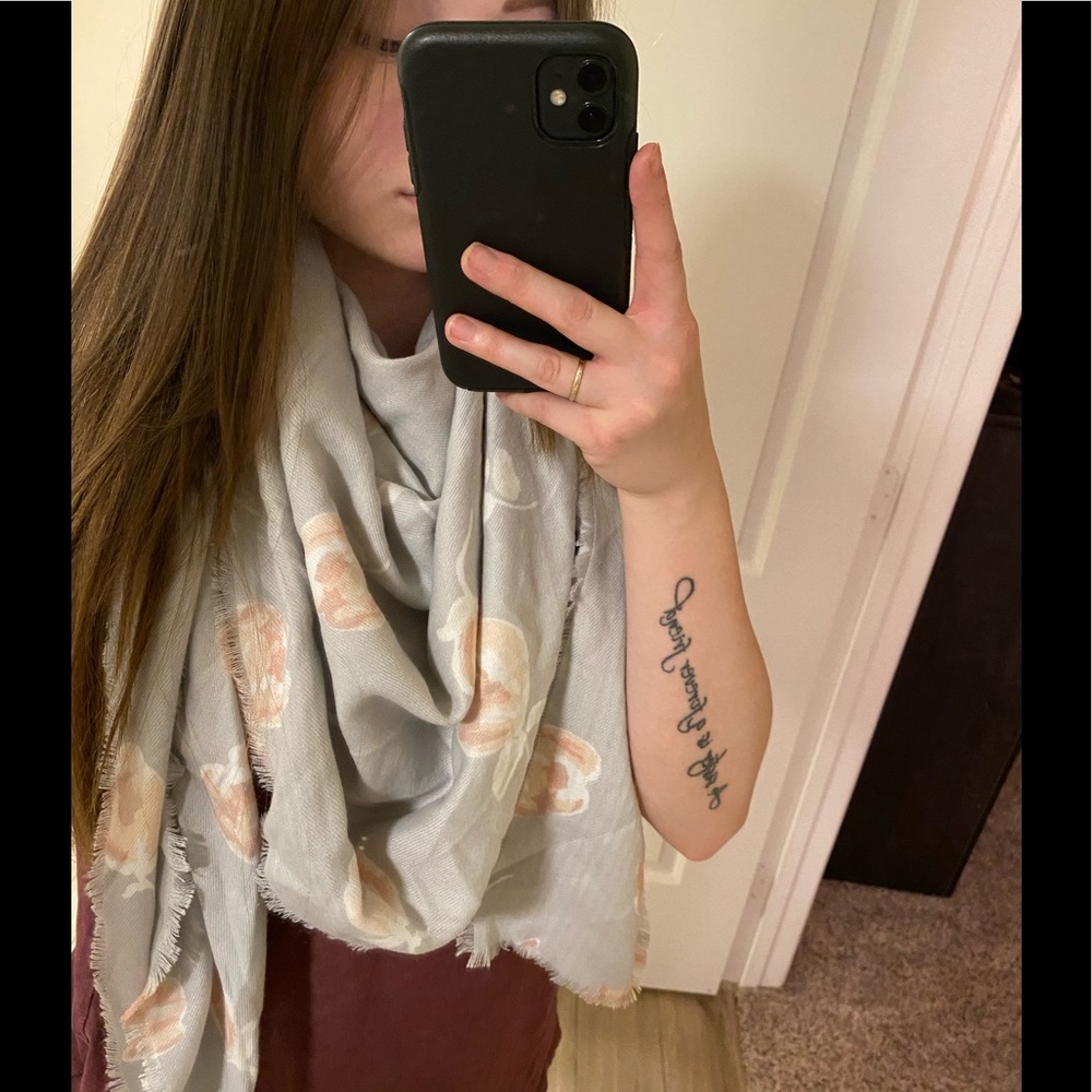 Floral scarf